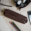 Leather pen case____B23-338