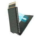 Pop up Air Tag Leather Wallet with Money Clip  for men——X42603