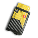 Pop up Air Tag Leather Wallet with Money Clip  for men——X42603
