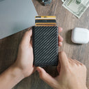 Pop up Air Tag Leather Wallet with Money Clip  for men——X42603