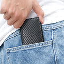 Pop up Air Tag Leather Wallet with Money Clip  for men——X42603