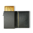Pop up Air Tag Leather Wallet with Money Clip ——X42602