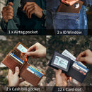 Leather Airtag men wallet ——X06903