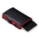 pop-up aluminum wallet  leather purse——X5098
