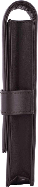 Leather pen case suitable for three ballpoint pens and pencils——X42708