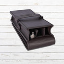 Leather pen case suitable for three ballpoint pens and pencils——X42708