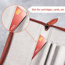 Leather pen case Suitable for 3 pen bags independent slot storage box——X42710