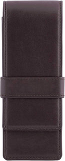 Leather pen case suitable for three ballpoint pens and pencils——X42708
