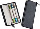 Leather pen case Suitable for 3 pen bags independent slot storage box——X42710