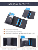 Customized Leather Pop Up Card Holder Wallet ——X5099