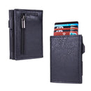 Men's pop-up aluminum case leather wallet——X5097
