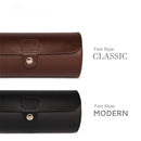 Vegan Leather Watch Roll Organizer X316