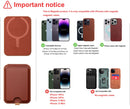 Magnetic iPhone Wallet eather Phone Card Holder——X41901
