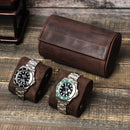 Watch Box Two Crazy Horse Leather Watch Storage Box CF1145