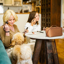 Cosmetic Bag for Women,Large Capacity Travel Cosmetic Bag,Portable Leather Toiletry Bag, P006