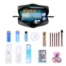 Large Vegan Leather Makeup Bag Zipper Pouch Travel Cosmetic Organizer for Women and Girls  5048