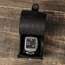 Leather Watch Box Black Single Pack Outdoor Travel Creative Watch Box