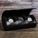 Watch Box Three Pack Black Leather Watch Box Outdoor Travel Watch Box