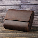 New watch box 6 packs retro crazy horse leather handmade creative watch box outdoor travel watch storage box