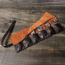 Oil wax leather watch box multi-pack bundled convenient travel watch storage bag CF1128
