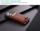 Magnetic iPhone Wallet eather Phone Card Holder——X41901