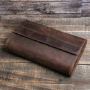 Crazy Horse Leather Watch Box 8pcs Handmade Creative Watch Box