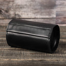 Watch storage box black two round creative leather watch box spot wholesale CF1124A