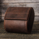 New Watch Box 1 Piece Crazy Horse Leather Outdoor Travel Removable and Convenient Watch Storage Box CF1144