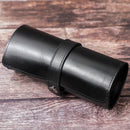 Leather watch box three-pack buckle convenient travel watch storage box round creative watch bag spot wholesale