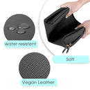 Large Vegan Leather Makeup Bag Zipper Pouch Travel Cosmetic Organizer for Women and Girls  5048