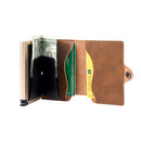 Minimalist Slim PU Credit Card Holder RFID Aluminum Wallet CZ21