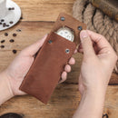 Leather watch case for apple watch crazy horse leather watch universal simple leather case CF1110