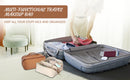 Cosmetic Bag for Women,Large Capacity Travel Cosmetic Bag,Portable Leather Toiletry Bag, P006