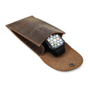 Suitable for apple apple watch watch protective cover crazy horse leather simple creative watch leather case