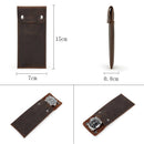 Leather watch case for apple watch crazy horse leather watch universal simple leather case CF1110