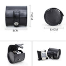 Leather Watch Box Black Single Pack Outdoor Travel Creative Watch Box