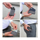 Aluminium cardholder wallet