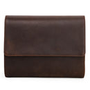 New watch box 6 packs retro crazy horse leather handmade creative watch box outdoor travel watch storage box