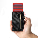 Slim Leather Wallet - RFID Blocking - Quick Card Access  CZ36