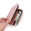 New Wallet Ladies Long Wallet Large Capacity Zipper Clutch Fashion Stone Pattern Coin Coin Phone Bag m22-004