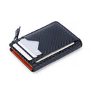 Men's Short Organ Zip Card Holder B21-821