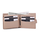 Large capacity loose-leaf button wallet RFID anti-theft wallet M21-002