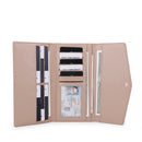 Tri-fold long women's wallet zipper large capacity B21-830