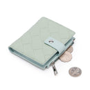 Bi-fold card slot zipper pocket wallet M21-98