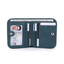 Two-fold zipper wallet ultra-thin B21-864