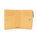 Checkered pu two-fold wallet zipper short M21-102