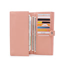 New women's leather wallet fashion multi-card rfid long wallet multifunctional mobile phone clutch m21-100