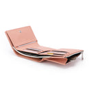 New Ladies Short Wallet Card Holder Snap Simple Tri-fold Multi-card Coin Purse m21-106