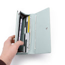 Fashion new women's two-fold long wallet wallet girls wallet bag long clutch bag M21-99
