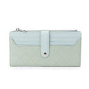 Wholesale genuine leather wallet women's long niche design new women's multifunctional folding wallet m21-97
